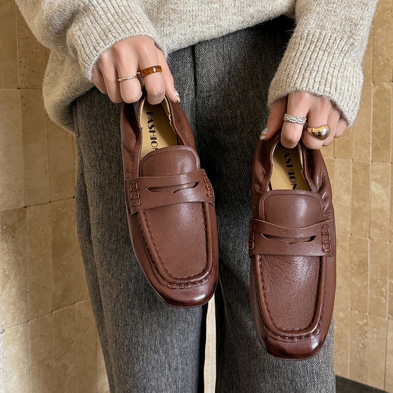 Womens Flats Spring Autumn Mul - Leather Work For Kids review and price