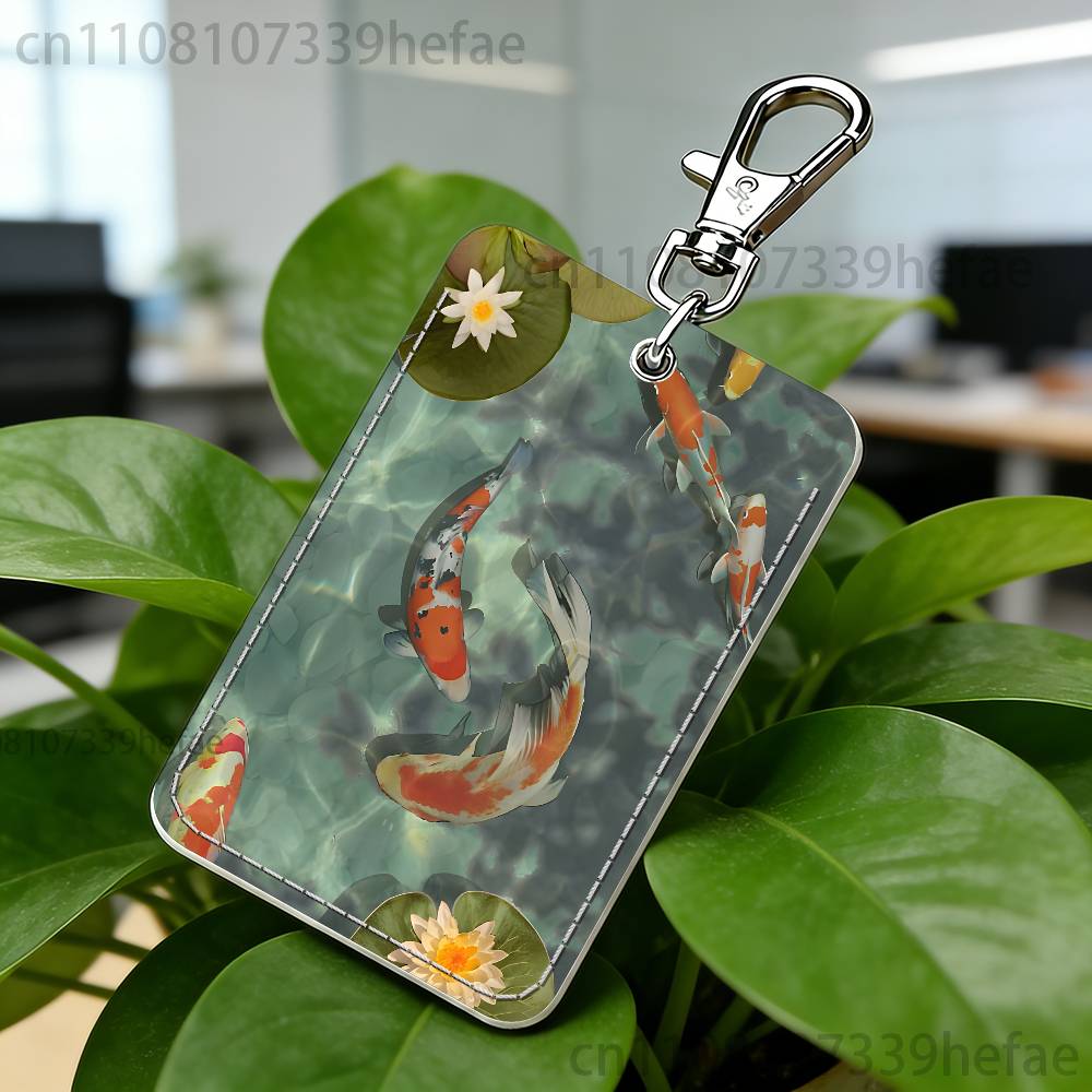 Koi Carp Painting Art Holder F - Leatherwork Art review and price