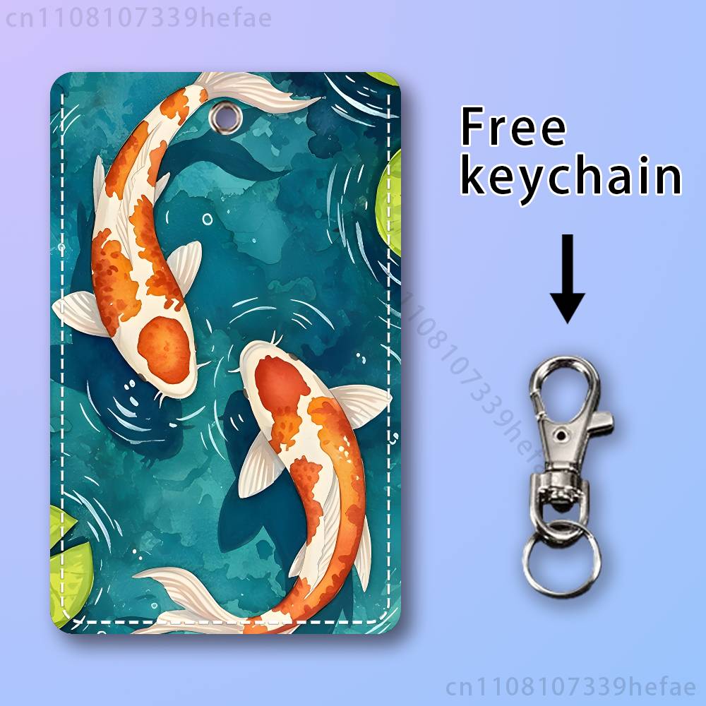 Koi Carp Painting Art Holder F - Leatherwork Art review and price