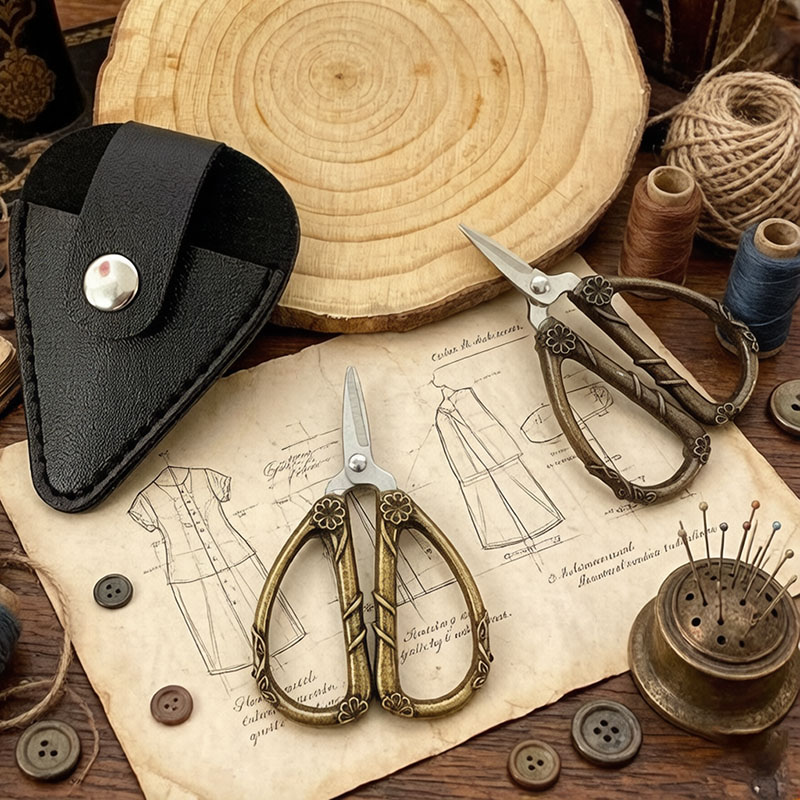 Mini Vintage Scissors Stainles - Leatherwork Art review and price
